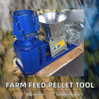 Nouvelle machine à granulés d'aliments pour animaux de ferme - Écologique, capacité de 500 kg/h pour volailles, lapins, bovins, moutons et bétail
