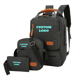 Custom Logo Oxford Durable Backpack Casual Three-Piece Set Laptop Bags Outdoor Travel Computer Backpack Large Capacity Student