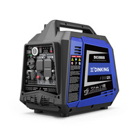 Dinking Power alimenté au gaz démarrage à rappel électrique démarrage silencieux Type Ohv moteur 3.2KW 3.5KW générateur onduleur pour le camping
