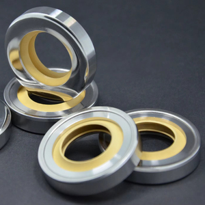 Joint d'étanchéité à double lèvre GCR15, joint d'étanchéité jaune gainé pour arbre, ID 8-35mm, certifié ISO9001, -30-200°C pour pompe à vide, marque Ceimin - Product Image 6