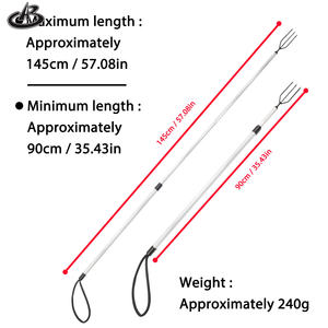 Lanza de Mano de Aleación de Aluminio con Tenedor de 3 o 4 Puntas para Caza y <span class=keywords><strong>Pesca</strong></span>, Garfio de <span class=keywords><strong>Pesca</strong></span>, Arpón de Buceo, <span class=keywords><strong>Pistola</strong></span> de <span class=keywords><strong>Pesca</strong></span> <span class=keywords><strong>Submarina</strong></span> - Product Image 3