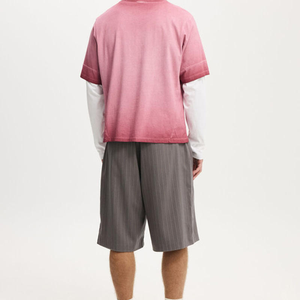 Pantalones Cortos Personalizados al por Mayor con Logotipo, Transpirables, de Spandex/Poliéster, Elásticos en la Cintura, Holgados, hasta la Rodilla, con Servicio OEM - Product Image 4