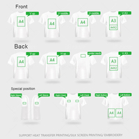 T-shirt personnalisé Offre Spéciale avec étiquette personnalisée Votre propre marque T-shirt Dtg Logo personnalisé 100% coton T-shirt unisexe coupé et cousu