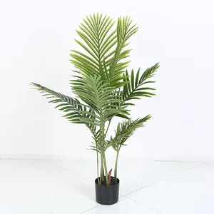 Hersteller Top Qualität künstliche bonsai topfpflanze areca palme arboles artificiales Areca palm