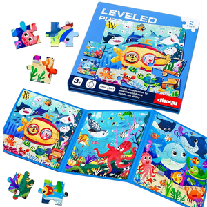 Rompecabezas Montessori 3D, Libro 3 en 1, Kit <span class=keywords><strong>de</strong></span> imán, rompecabezas <span class=keywords><strong>de</strong></span> aprendizaje <span class=keywords><strong>de</strong></span> papel, juguetes educativos <span class=keywords><strong>para</strong></span> <span class=keywords><strong>niños</strong></span> - Product Image 1