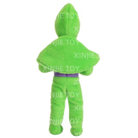 Boneka Ninja Berkerudung Warna Hijau Kustom Pabrik, Boneka Prajurit Lembut, Karakter Ninja Kartun, Boneka Plush