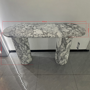 Cao cấp tùy chỉnh arabescato đá cẩm thạch trắng giao diện điều khiển Bảng trang trí cho phòng khách - Product Image 2