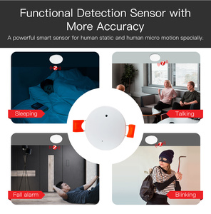 Sensor de Presencia Humana RSH Tuya WiFi/Zigbee, Sensor de Detección de Radar de Onda Milimétrica de 5.8G y 24G, Detector de Movimiento Inteligente - Product Image 2