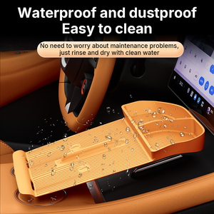 Plateau de charge sans fil sur mesure pour console centrale XIAOMI YU7, intérieur de voiture, orange - Product Image 4