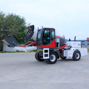 Camion malaxeur à béton robuste et puissant de qualité supérieure, équipement de chantier, véhicule de mélange, machinerie d'ingénierie - Product Image 3