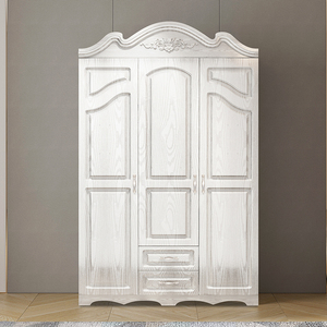 Armadio <span class=keywords><strong>in</strong></span> mdf dal design semplice con membrana <span class=keywords><strong>in</strong></span> <span class=keywords><strong>PVC</strong></span> personalizzazione a 3 ante armadio pieghevole <span class=keywords><strong>in</strong></span> plastica con cassetti e specchi - Product Image 2