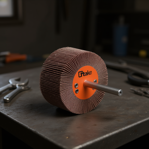 Disque à lamelles abrasif Ttake 30x10 mm, tige de 6 mm, grain 80, pour le meulage - Product Image 3