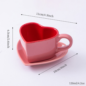 <b>Simple</b> Modern Ceramic Porcelain Eco-Friendly Oven Dishwasher <b>Microwave</b> Safe Cups Saucers 80ml Shape Customizable Colors Logos - Product Image 5