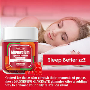 Caramelle Gommose al Magnesio Halal OEM con Vitamine, Calcio, Potassio e Magnesio Glicinato <span class=keywords><strong>per</strong></span> il Supporto del Corpo, il Sonno e il Relax - Product Image 5