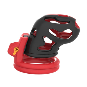 Yeni 2 şekil plastik erkek horoz kilit Penis ile 4 yüzükler Chastity cihazı kafes <span class=keywords><strong>CB6000S</strong></span> esaret kısıtlama SM seks oyuncak erkekler için - Product Image 1