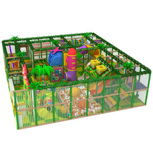 Centre de jeu intérieur commercial Thème interactif de la jungle Équipement de terrain de jeu doux intérieur - Product Image 3