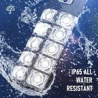 Batterie au lithium à économie d'énergie 120W 180W 240W 300W 360W LED Panneau solaire de sécurité étanche pour l'extérieur Réverbère