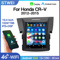 Autoradio Android 13 STWEI pour Honda CRV CR-V 4 RM RE 2012 2013 2014 2015 2016 Navigation GPS Lecteur multimédia vidéo Stéréo 4G