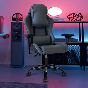 Chaise de jeu ergonomique Accoudoir de levage 4D Chaise d'ordinateur Finition huilée avec roulettes pour <span class=keywords><strong>sol</strong></span> <span class=keywords><strong>dur</strong></span> Compatible - Product Image 2