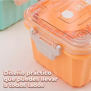 กล่องอาหารกลางวันรูปกล้องถ่ายรูปพร้อมช้อนส้อมขนาด1100มล. - Product Image 1