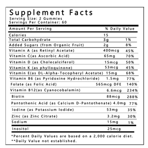 Gummies multivitaminées pour adultes avec logo personnalisé, 120 unités, pour booster l'énergie et soutenir le système immunitaire, fabrication OEM - Product Image 2