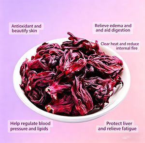 Fleurs d'hibiscus séchées naturelles en gros d'usine, riches en HPE, saveur Roselle, pour infusion quotidienne - Product Image 6