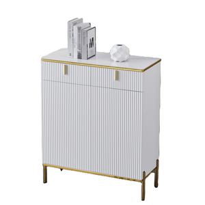 Meuble de rangement moderne italien pour chaussures, buffet à lattes pour salon - Product Image 6