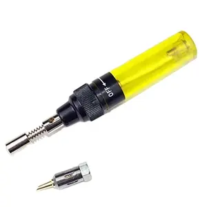 Échantillons gratuits Mini bricolage gaz butane fer à souder pistolet torche pointe outil 3 en 1 électronique fer à souder en forme de stylo sans fil