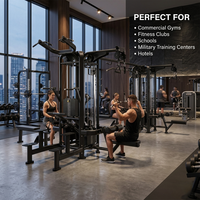 Équipement de musculation professionnel de type Heavy Duty avec système de câbles croisés