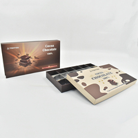 Boîtes de livraison de chocolats pour desserts quotidiens, aliments surgelés, en matériau KT, isolation en aluminium, gaufrage, pelliculage mat, recyclables