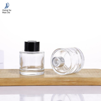 Bouteille en verre cylindrique vide pour aromathérapie sans flamme, bouteille d'aromathérapie extensible, ornement de bouteille d'aromathérapie domestique