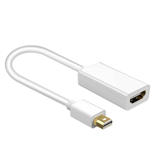 4K Mini for DisplayPort to for HDTV Adapter Cable Mini DP Male to for HDTV Female Audio & Video Accessory for Computer