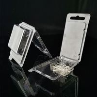 Boîte en PET recyclé transparente YuXuan, emballage en blister, impression UV, emballage de leurres de pêche, personnalisable, 0,5 mm
