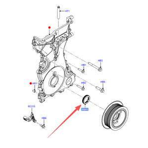 Paraolio Anteriore Albero Motore CM5E6700AC/AD CM5Z6700E per Ford Focus/Kuga/Edge/Mondeo/Taurus/Explorer/Escape/Mustang - Product Image 4