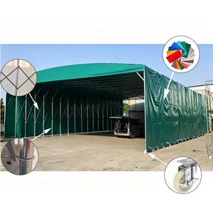 Auvent coulissant électrique, tente électrique à ouverture et fermeture électriques - Un parasol coulissant pliable, utilisé pour les toits sportifs - Product Image 1