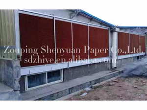 Hersteller-Kühlpad Neuzustand Verdunstungskühlung für Gewächshaus Geflügelstall Tierhaltung-Grün - Product Image 5