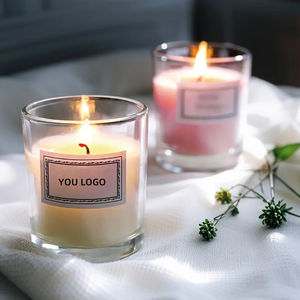 Etiquetas Personalizadas <span class=keywords><strong>de</strong></span> Alta Calidad, Vasos <span class=keywords><strong>de</strong></span> Vidrio Transparentes Vacíos <span class=keywords><strong>de</strong></span> 140 ml, 200 ml, 220 ml, Portavelas, Frascos para Velas para Hacer Velas - Product Image 3