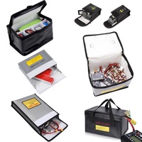 Ignifuge étanche Lipo batterie anti-déflagrant sac de sécurité résistant au feu pour Lipo batterie FPV course Drone RC modèle