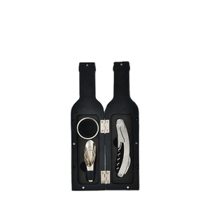 Nhà Máy Trực Tiếp Tùy Chỉnh 3-Mảnh Rượu Vang Chai Hình Mở Đặt Thép Không Gỉ Bia Mở Với Biểu Tượng Tùy Chỉnh Thanh Sử Dụng Bán Buôn - Product Image 6