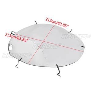 ผ้าคลุมรถแบบนุ่ม ป้องกันหลังคาครึ่งหลัง ผ้าคลุมกันน้ำ 420D ป้องกันรังสียูวี กันแดด กันฝุ่น สำหรับรถมาสด้า MX-5 MK1 MK2 MK2.5 - Product Image 3