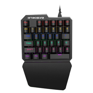 Wholesale <strong>Custom</strong> RGB Backlit Left-Handed <strong>Design</strong> Mechanical Gaming <strong>Keypad</strong> - Product Image 3