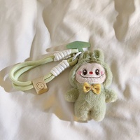Nouveau Pendentif Peluche Bubu, Porte-clés Enfant 3D Cartoon Bubble Mart en Alliage de Zinc Durable et Écologique, Tendance