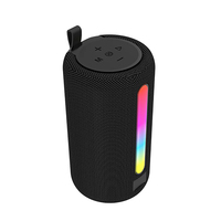 Hediye Promosyon Ürünü RX07 Taşınabilir İç Mekan Kumaş Kaplı Subwoofer 10W Bas RGB LED Lamba Boombox Hoparlör