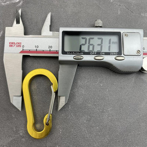 Chiusura a vite a forma di pera <span class=keywords><strong>oro</strong></span> moschettone connettore per collana fai da te portachiavi portachiavi gioielli forniture - Product Image 3