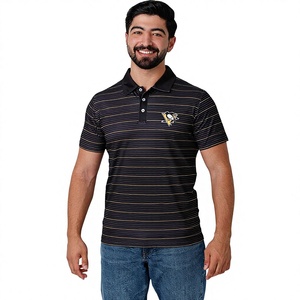 Camiseta FOCO para <span class=keywords><strong>Hombre</strong></span>, con Logotipo del Equipo, Rayas, Manga Corta, Poliéster - Product Image 1