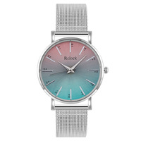 Montre à quartz dégradé de conception simple de luxe pour accessoire populaire de style explosion pour dames