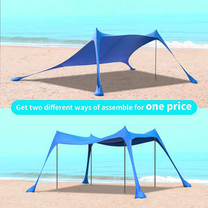 Sun Shelter Beach <b>Canopy</b> <b>Tent</b> 200x200cm Quick Setup Outdoor Camping Park Use - Product Image 3