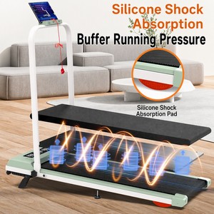 Tapis de marche électrique avec bande de 50 cm de large, <span class=keywords><strong>moteur</strong></span> silencieux de 1,5 CV, guidon pliable, écran LED, pour la maison et le bureau - Product Image 4