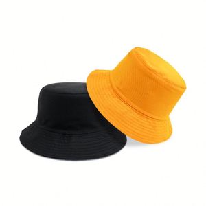 Customized Logo Polyester Cotton Double-sided <b>Reversible</b> <b>Bucket</b> <b>Hat</b> for Fishing Casual Outdoor Traveling Sun Protection - Product Image 6