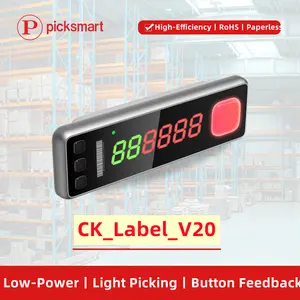 Picksmart Assorting System Wireless Pick To Light System Picking Put To Light System Ptl 6-digit Shelf Label Rfid Tags